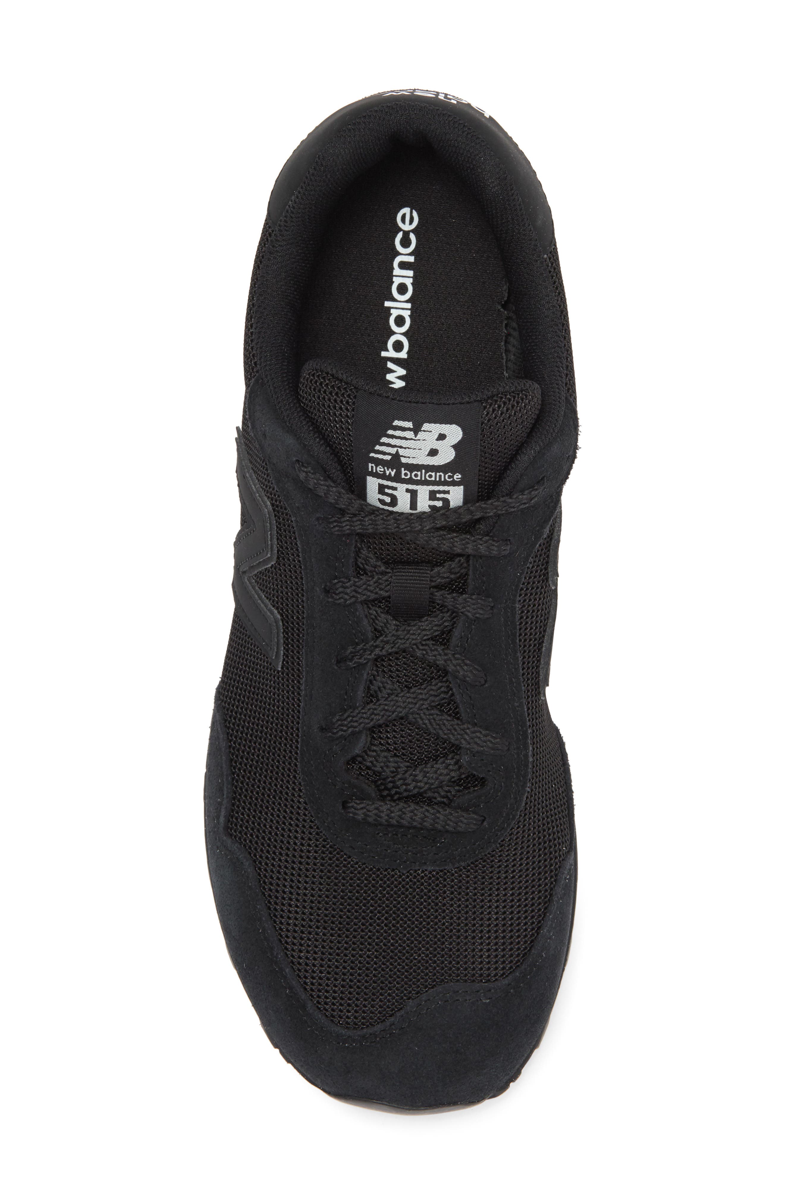 New Balance 515 Sneaker, Alternate, color, Black/ Black