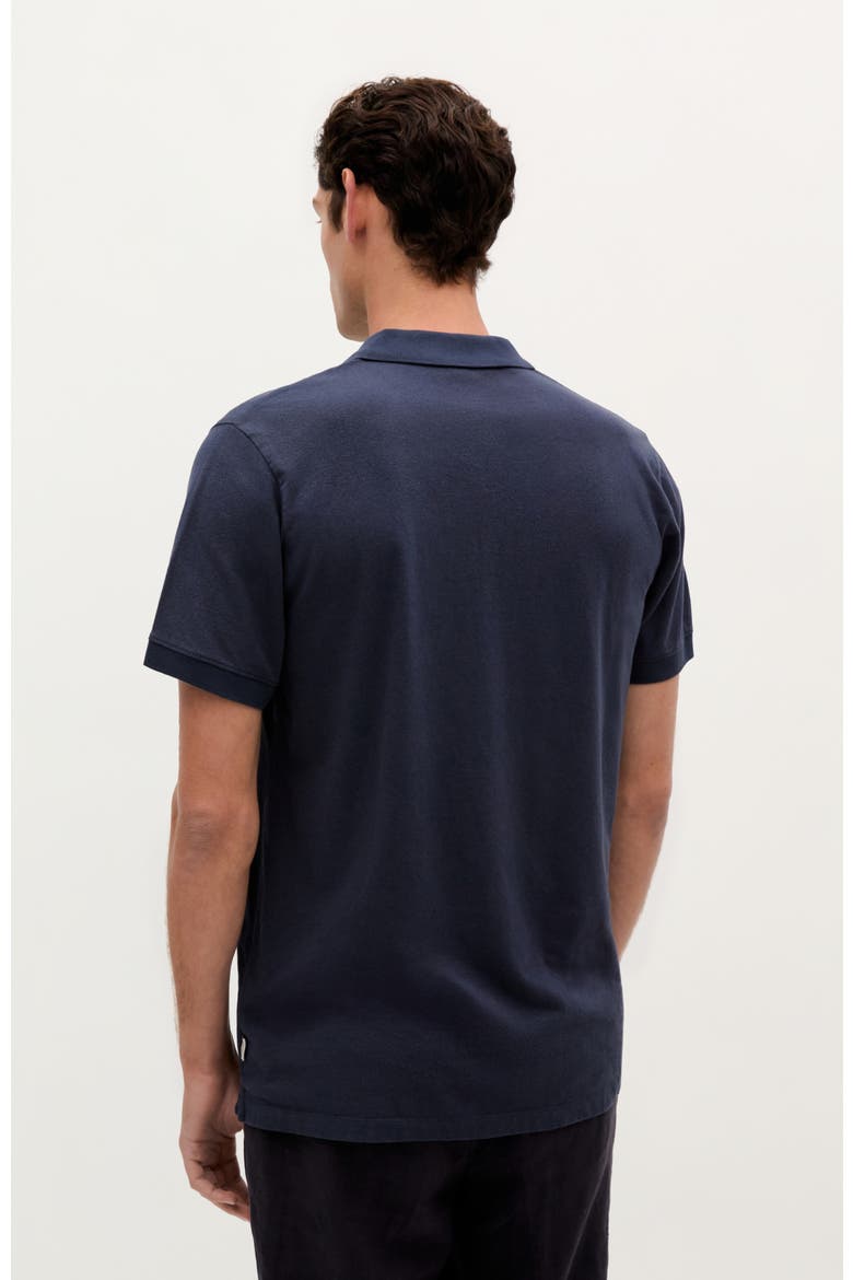 Icon Rustic Polo, Alternate, color, DARK BLUE