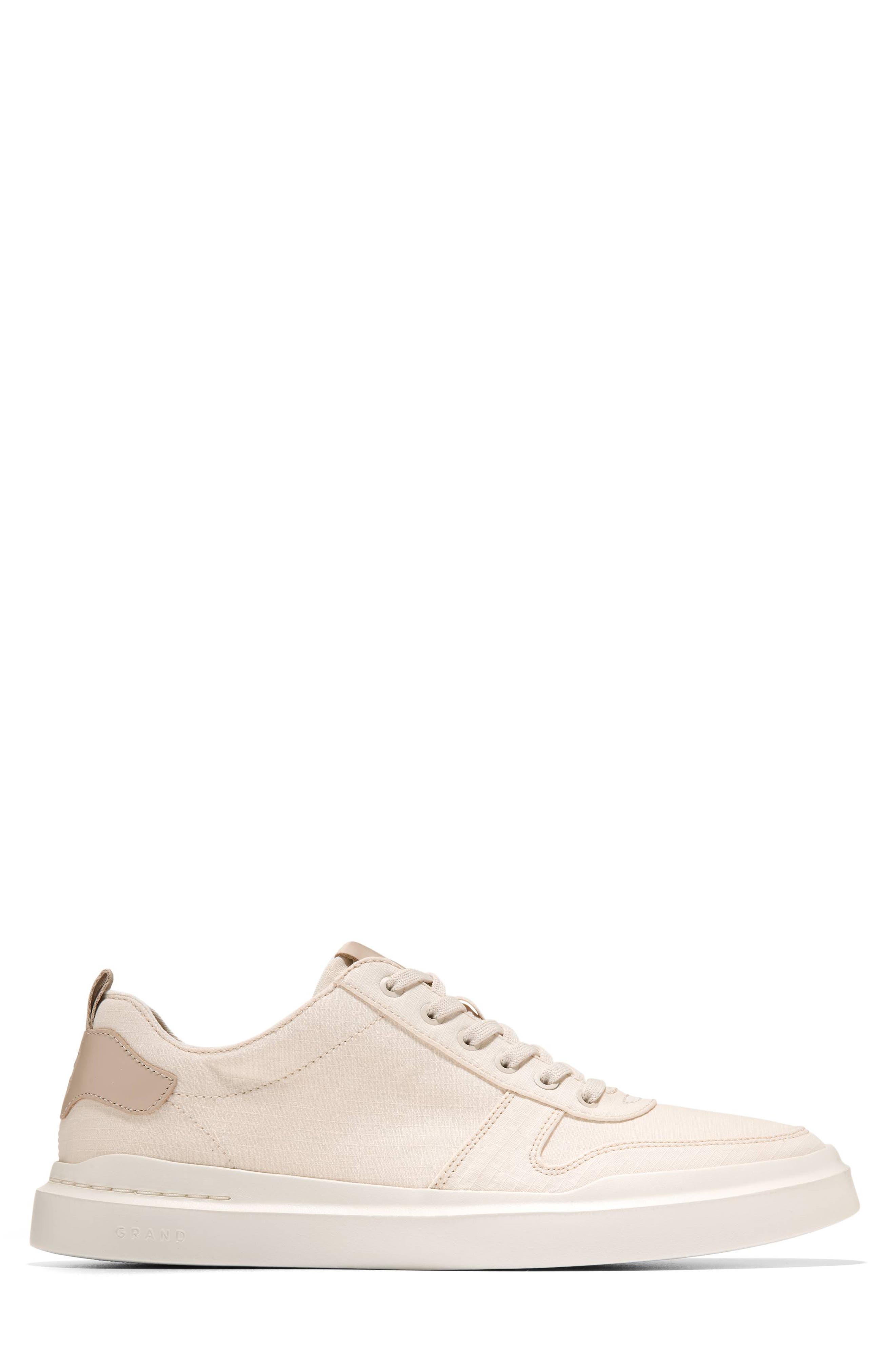 Cole Haan GrandPro Rally Canvas Court Sneaker, Alternate, color, Birch Beige / Light Sesame