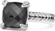 David Yurman Châtelaine Ring with Semiprecious Stone & Diamonds