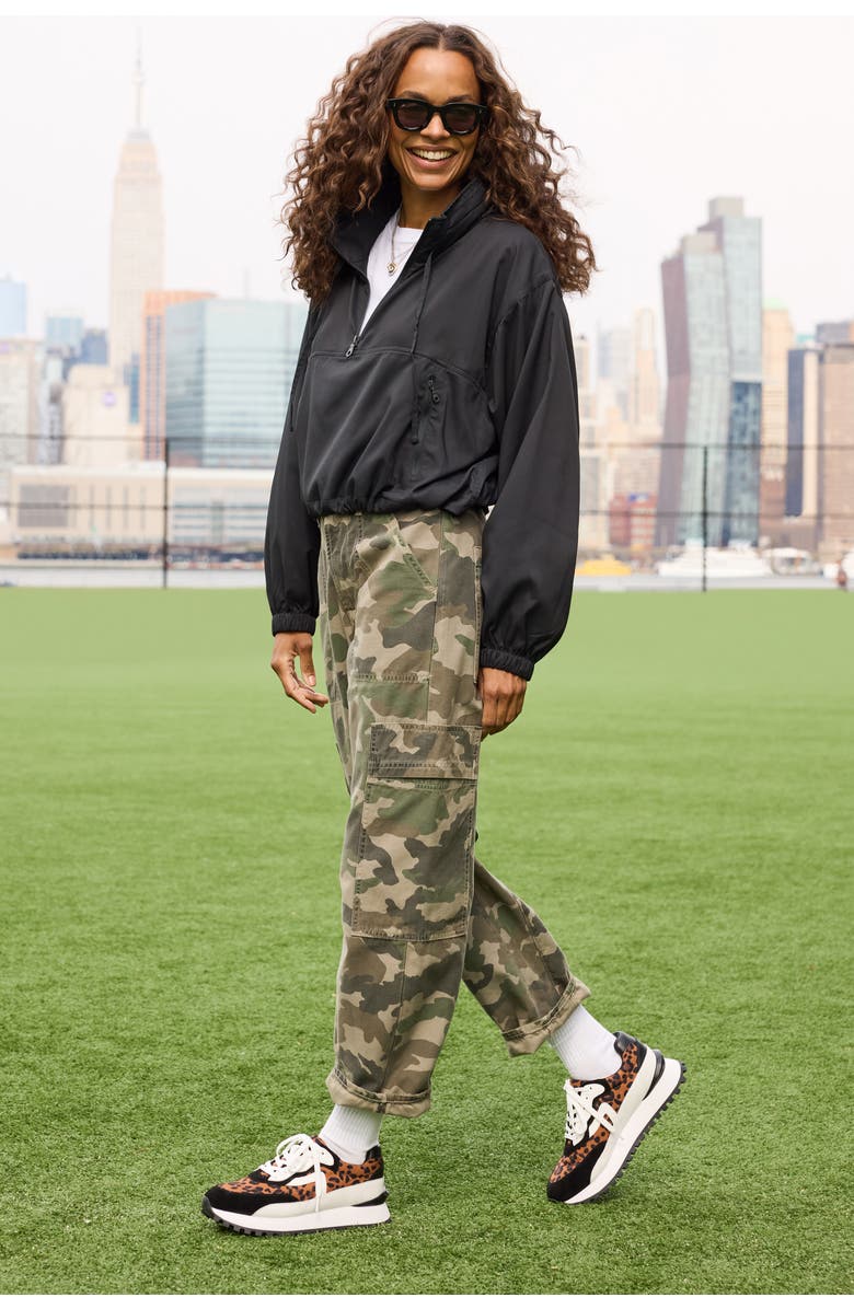 Blondo Lois Retro Waterproof Running Sneaker, Alternate, color, Leopard Multi