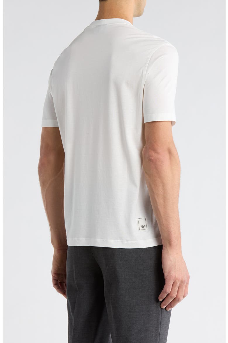Lyocell & Cotton T-Shirt, Alternate, color, SOLID WHITE