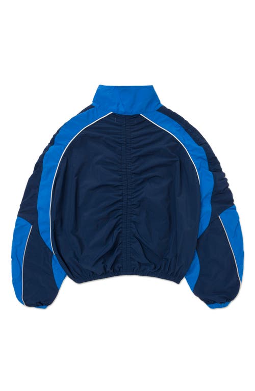 Honor The Gift Sports Crop Jacket In Blue