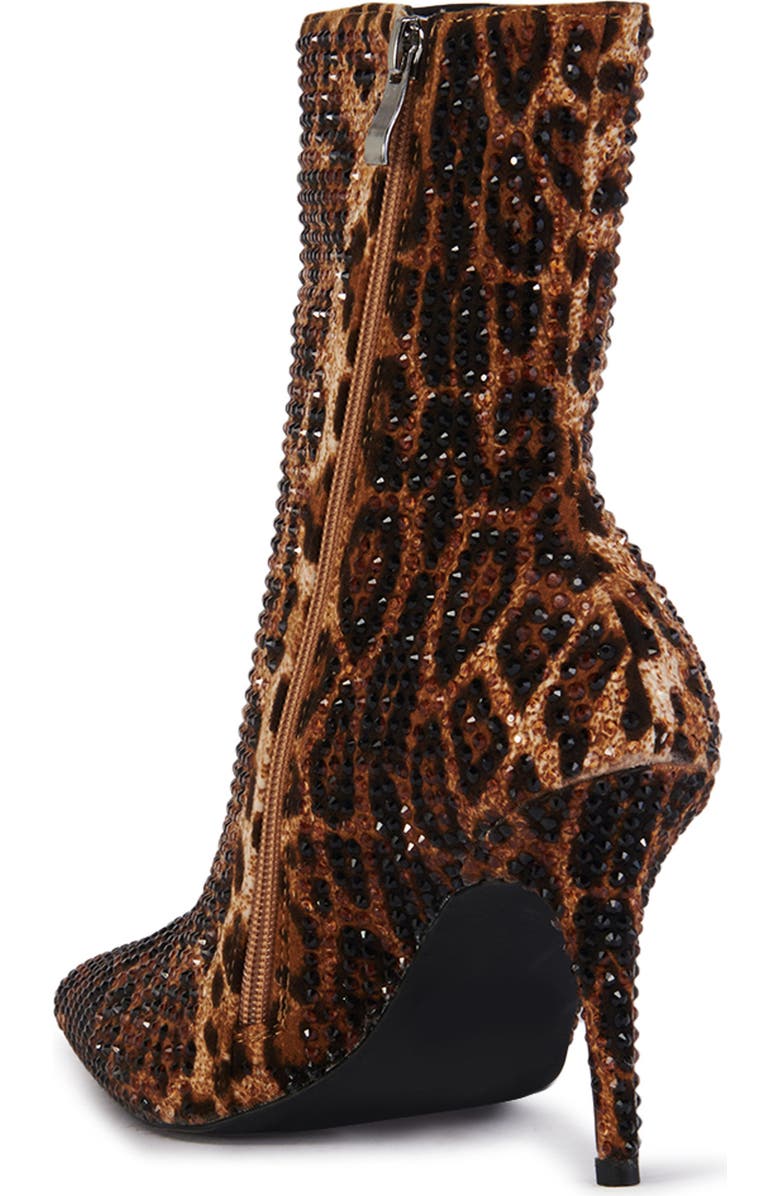 AZALEA WANG Chandra Leopard Pattern Bootie, Alternate, color,