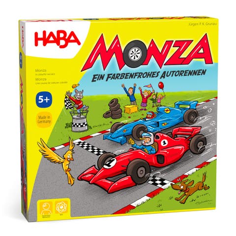 Monza - Car Racing Games & Beginner's Board Game, Engaging Family Games for Kids and Adults Ages 5+ (Made in Germany)