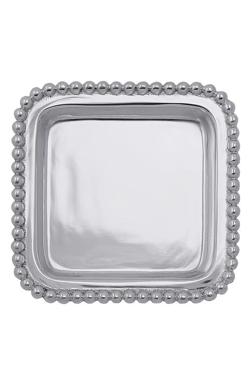 Mariposa Beaded Sticky Note Holder in Silver  product