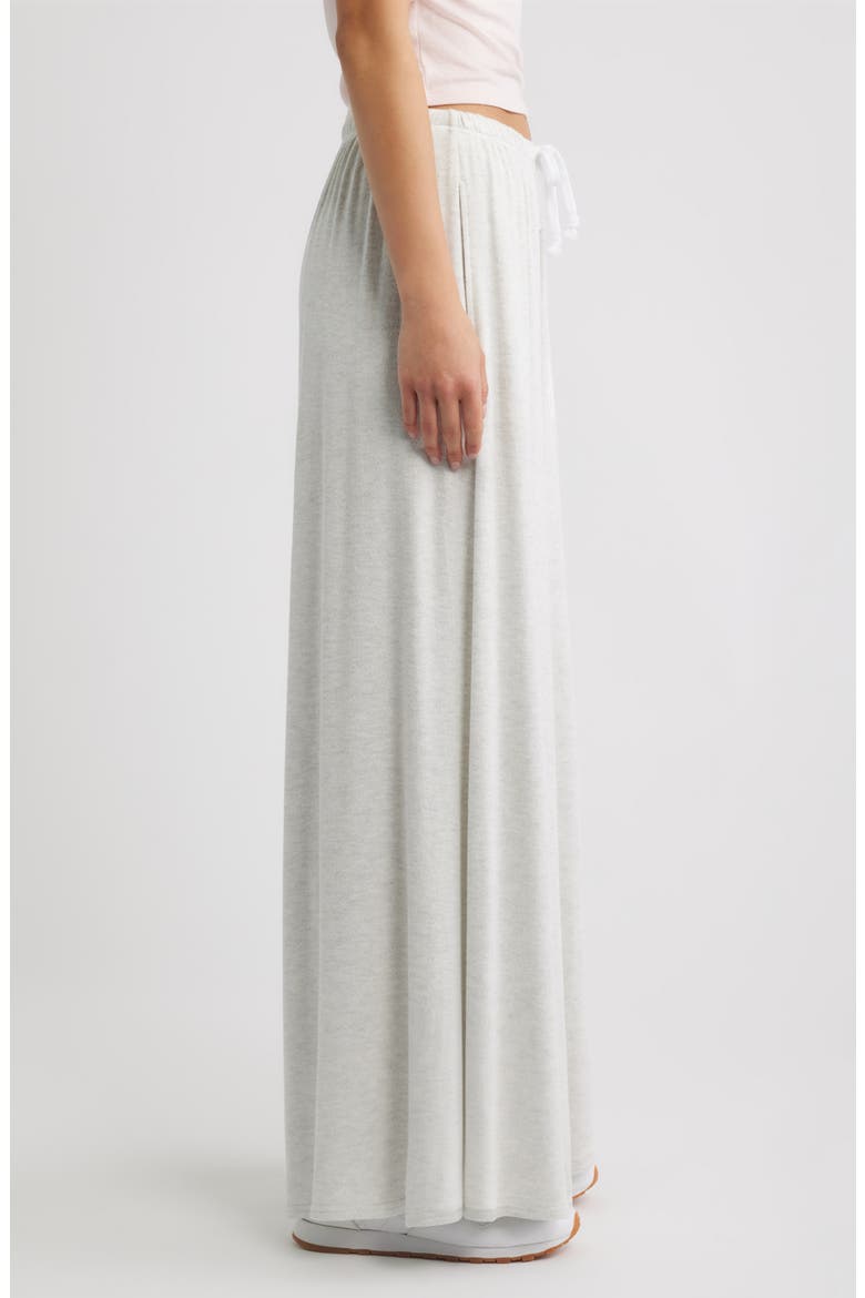 Pinky Promise Leah Wide Leg Lounge Pants, Alternate, color, GREY