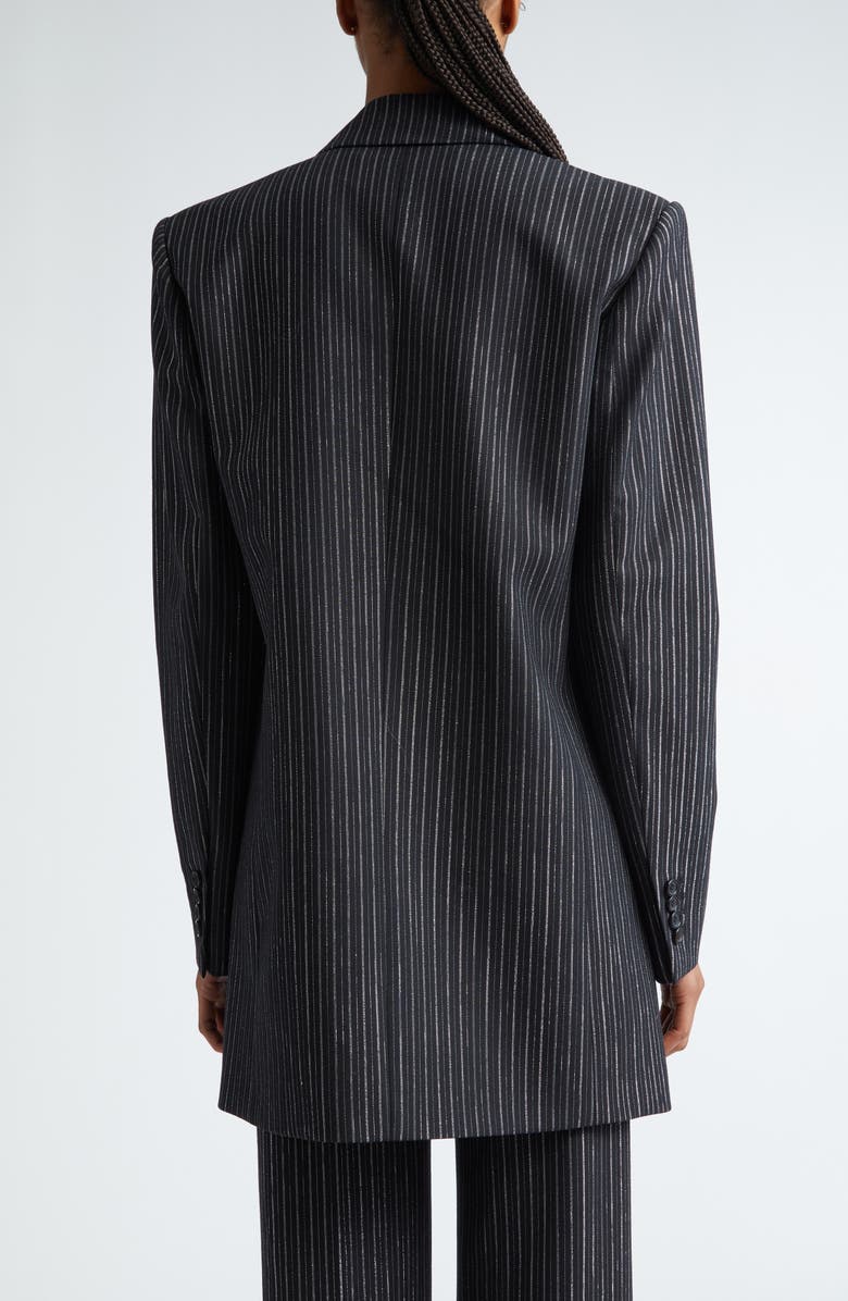 Michael Kors Collection Pinstripe Blazer, Alternate, color, 