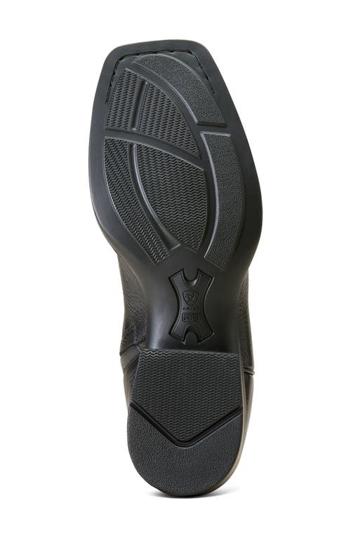 Ariat Slim Zip Ultra Western Boot In Black Deertan