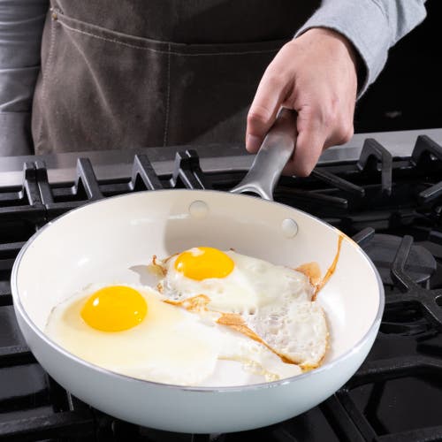 Alva Mobi Ceramic Nonstick Cookware Set In Brown