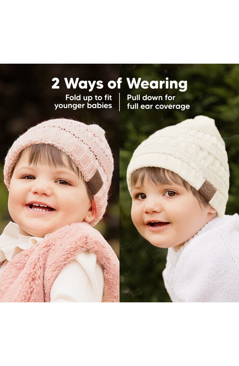 KeaBabies 3-Pack Warmzy Baby Beanies, Alternate, color, Mars