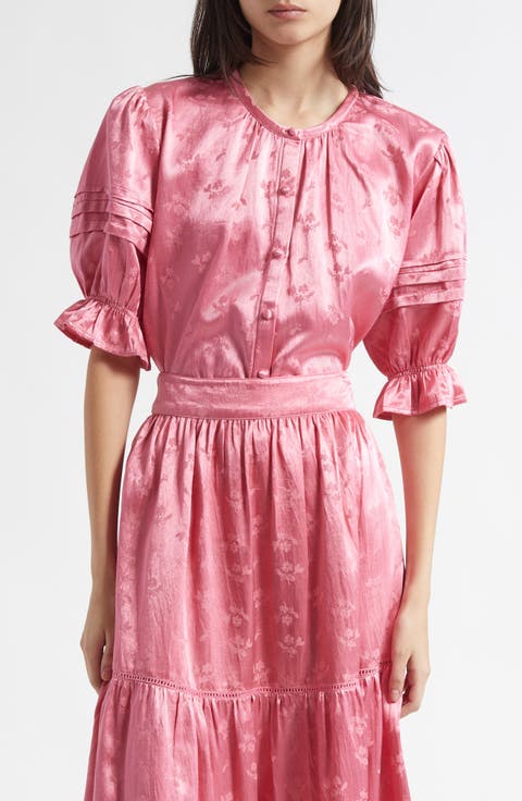 Fayette Cotton Button-Up Top