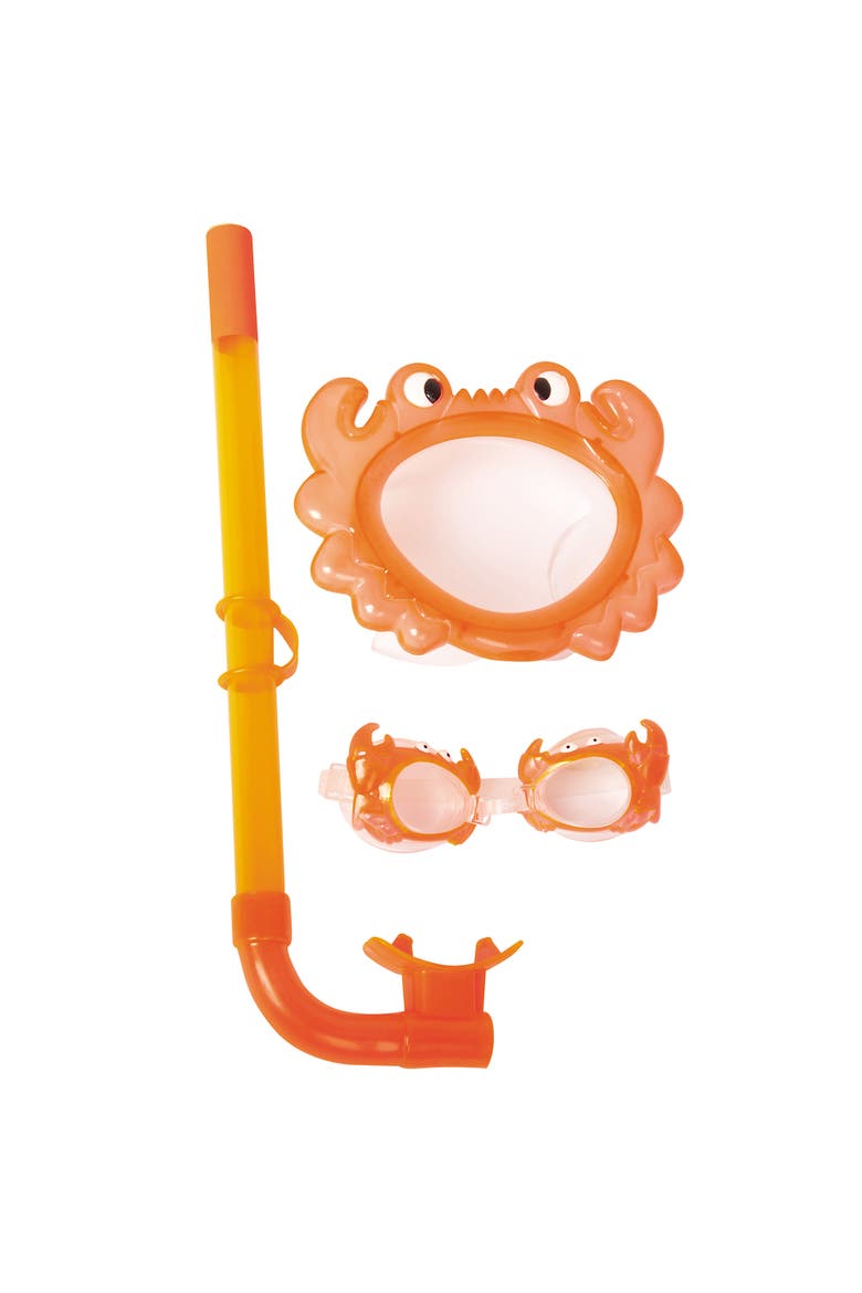 Character Swim Set, Crab, Alternate, color, Orange
