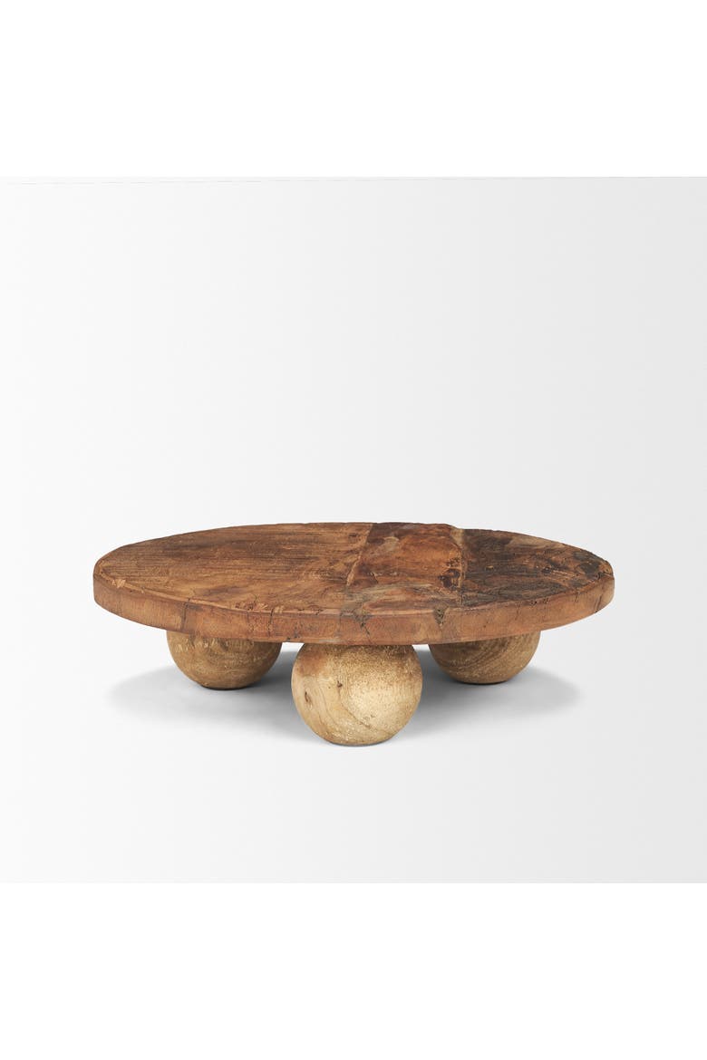 Kerra Solid Reclaimed Wood Tray, Alternate, color, Brown