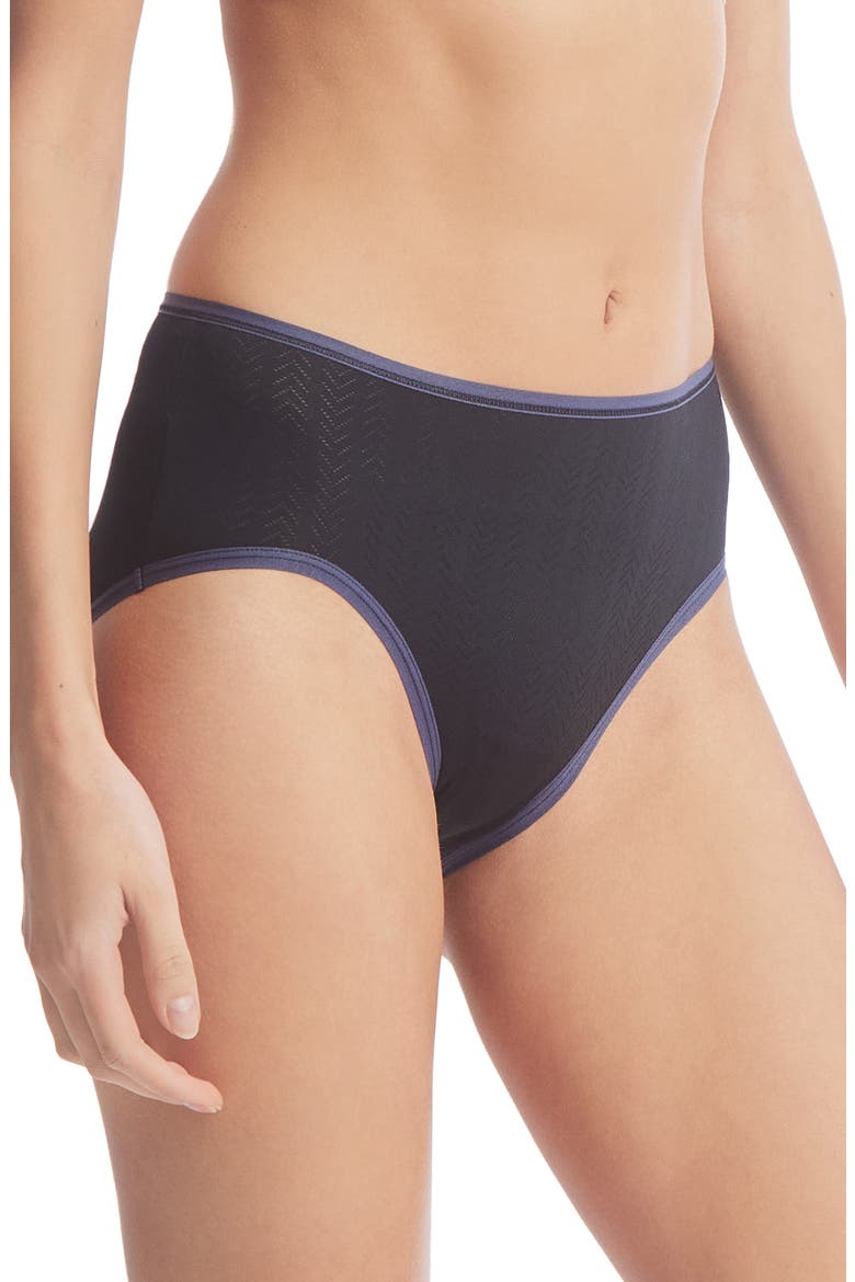 Movecalm High Waist Briefs, Main, color, BLACK/ GRANITE