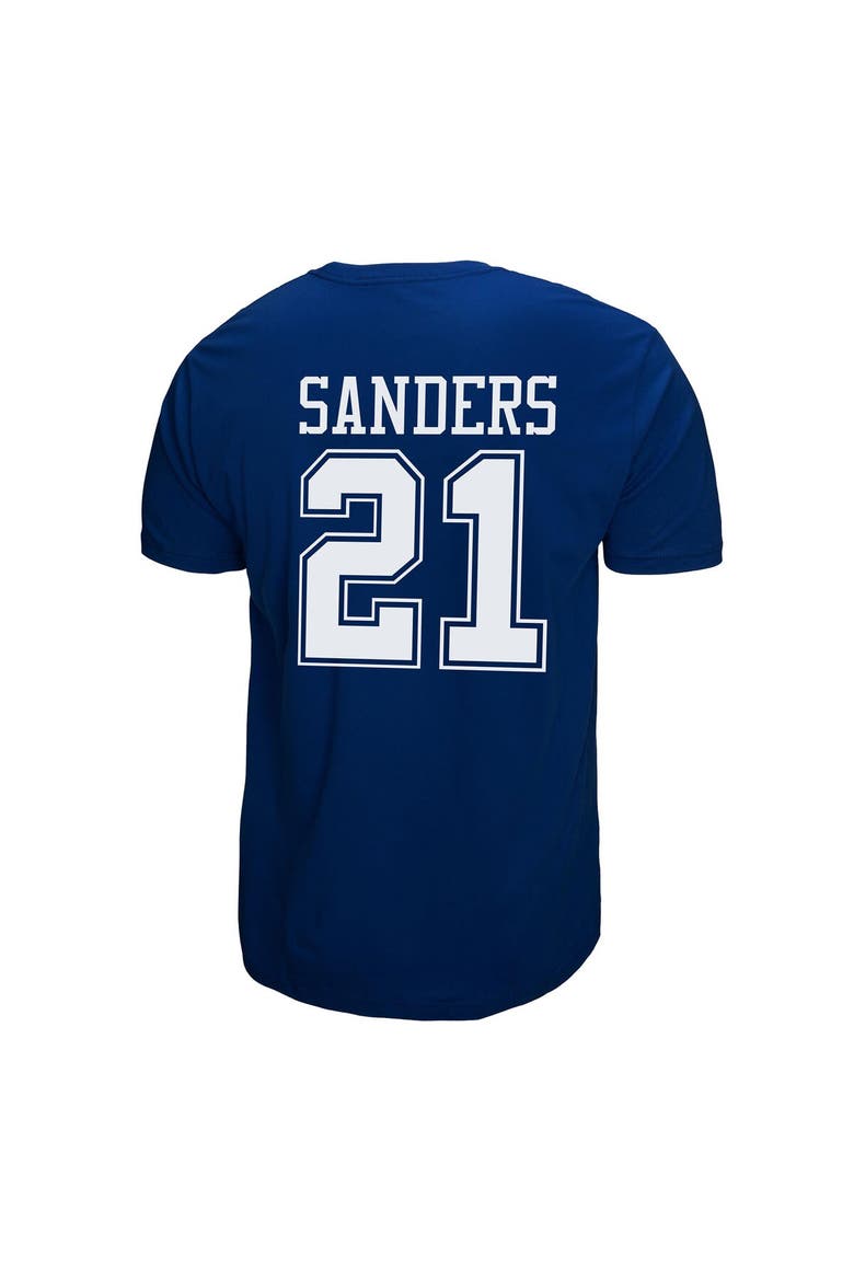 Men's Mitchell & Ness Deion Sanders Royal Dallas Cowboys Retired Player Logo Name & Number T-Shirt, Alternate, color, Royal