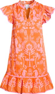 SUGARLIPS Davina Floral Ebba Shift Mini Dress