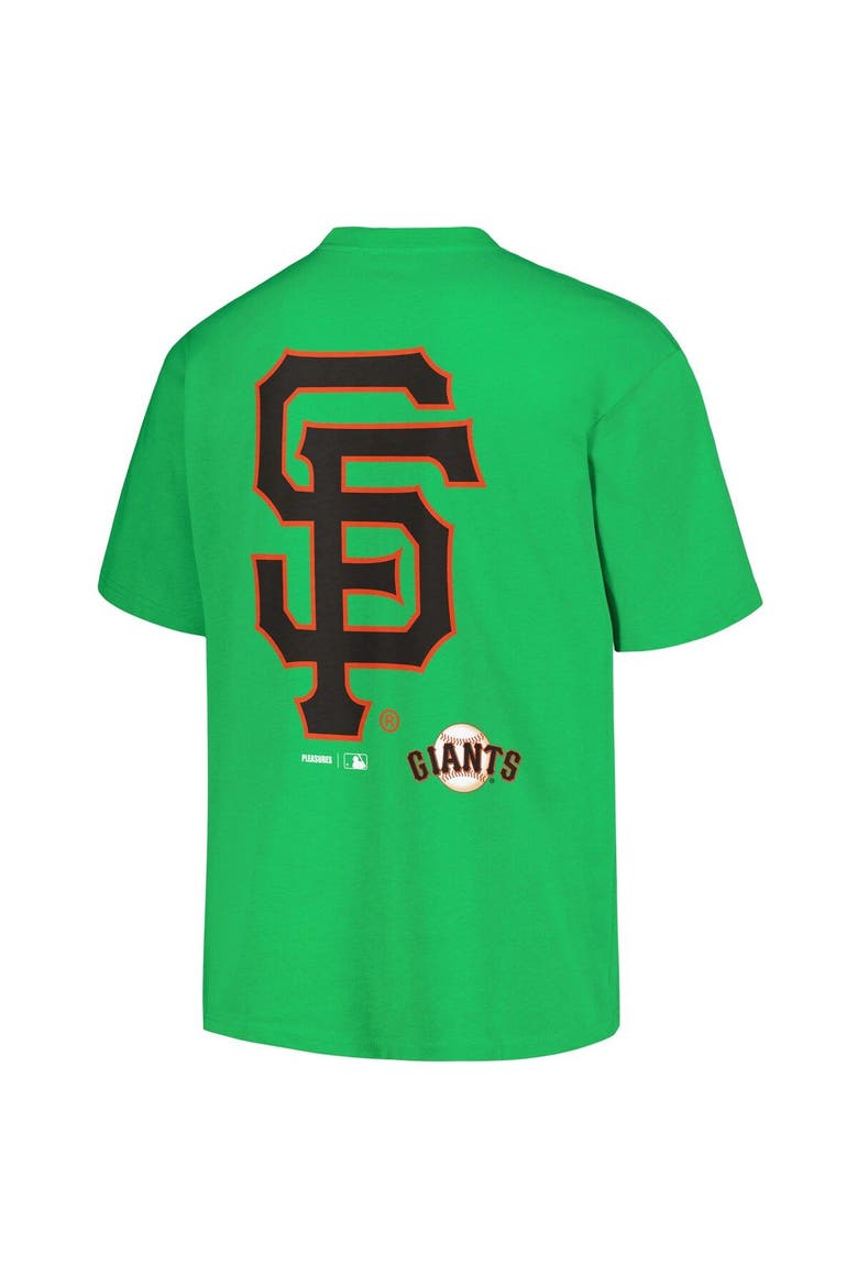 Men's PLEASURES  Green San Francisco Giants Ballpark T-Shirt, Alternate, color, Green