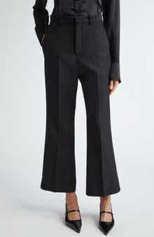 BITE Studios Credo Frill Organic Wool Flare Trousers