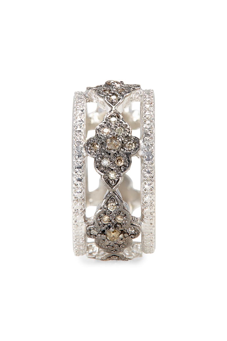 New World Diamond Scroll Band Ring, Alternate, color, SILVER