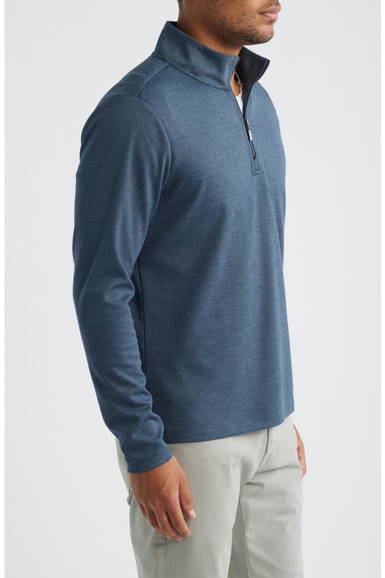 Rupert Quarter Zip Pullover, Alternate, color, NAVY
