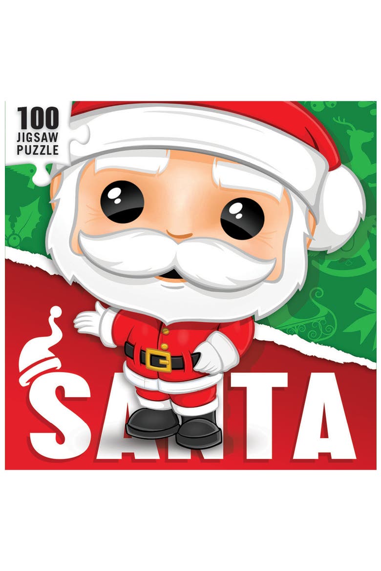 Santa 100 Piece Jigsaw Puzzle, Alternate, color, Multicolor