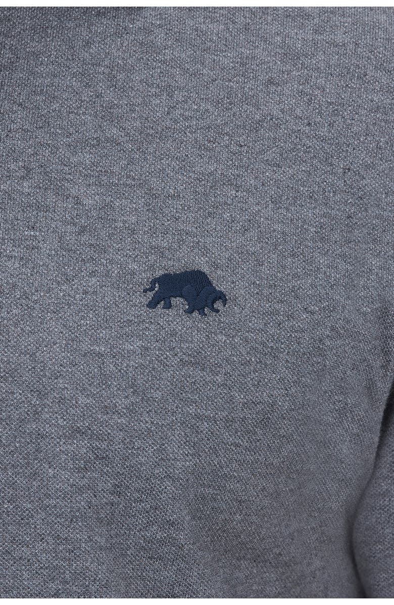 Raging Bull Short Sleeve Cotton Polo Shirt, Alternate, color, Grey Marl