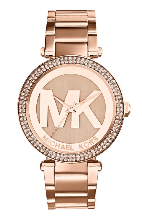 Michael Kors Parker Logo Dial Bracelet Watch, 39mm