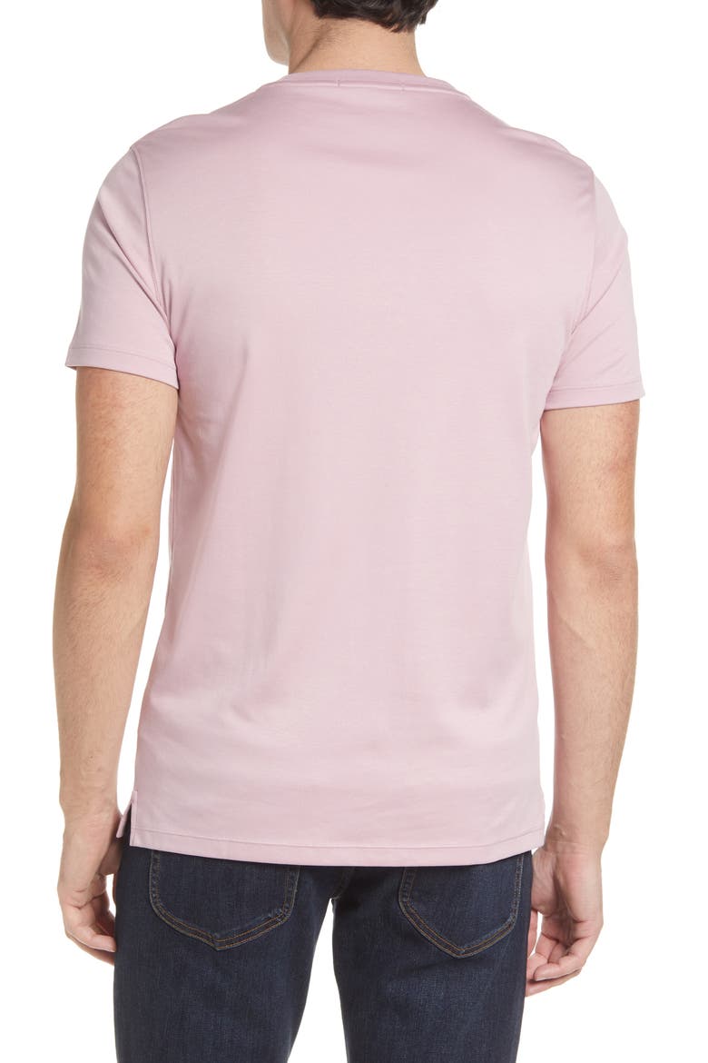 Georgia Pima Cotton T-Shirt, Alternate, color, DAWN PINK