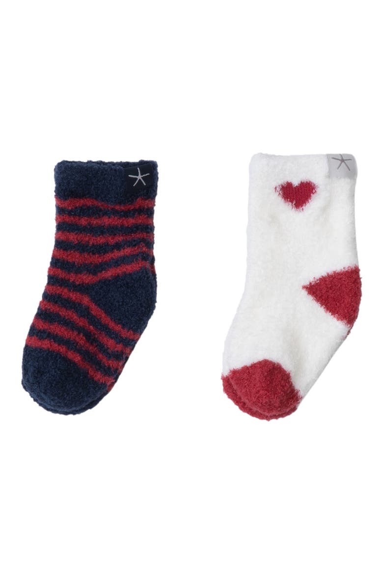 2-Pack Socks, Main, color, MARINE-SCARLET