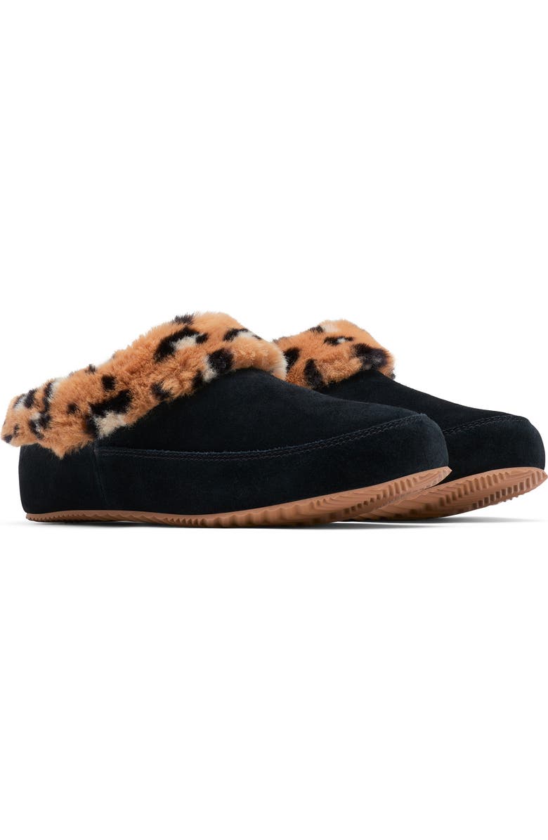 SOREL Go<sup>™</sup> Coffee Run Faux Fur Lined Slipper, Main, color,