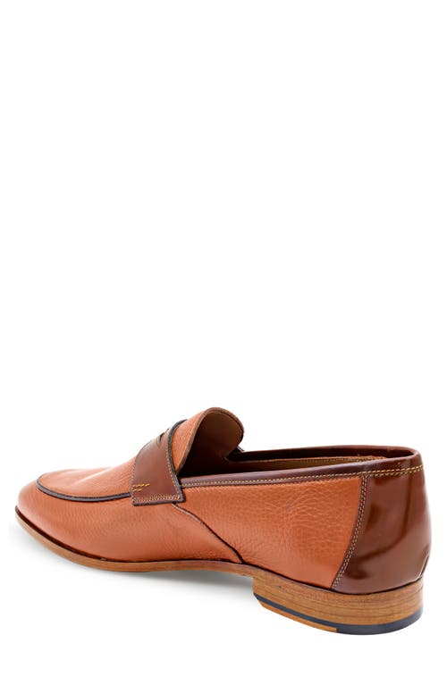 Mezlan Pebbled Penny Loafer