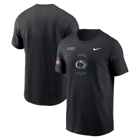Men's Nike Black Penn State Nittany Lions 2025 Military Appreciation Performance T-Shirt