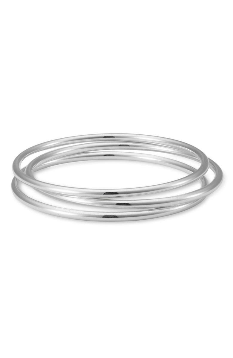 Lauren Ralph Lauren Lauren by Ralph Lauren Set of Three Freeform Bangles, Main, color, 