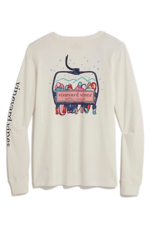 Vineyard Vines Ski Lift Cotton Graphic T-shirt In Blue