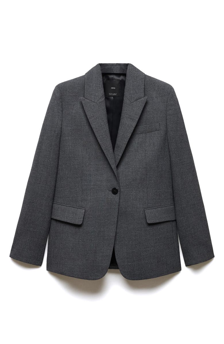 MANGO Structured Suiting Jacket, Alternate, color,