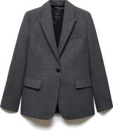 MANGO Structured Suiting Jacket