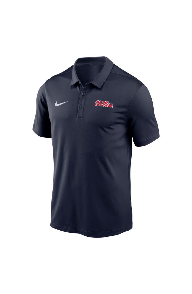 Nike Men's Nike Navy Ole Miss Rebels Victory Solid Performance Polo, Alternate, color, Navy