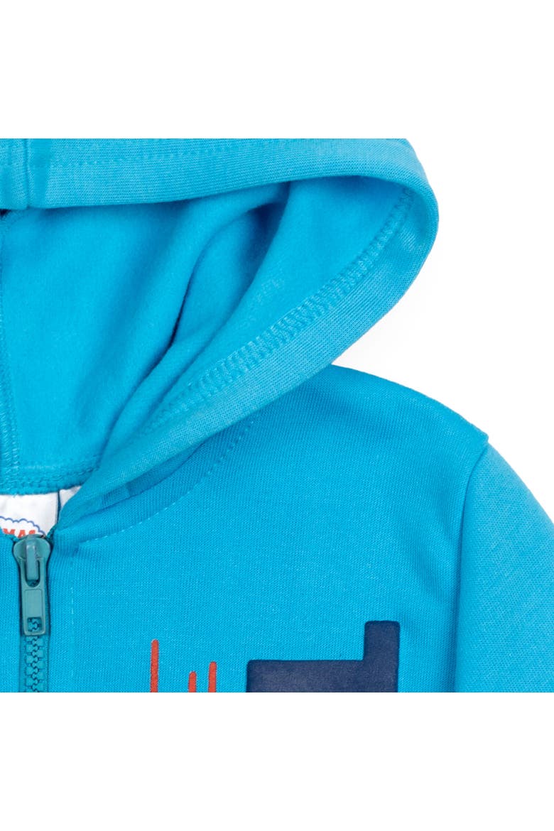 Zip-Up Hoodie, Alternate, color, Blue