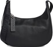 Baggu Medium Recycled Leather Crescent Shoulder Bag