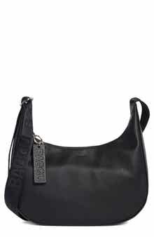 Baggu Medium Recycled Leather Crescent Shoulder Bag