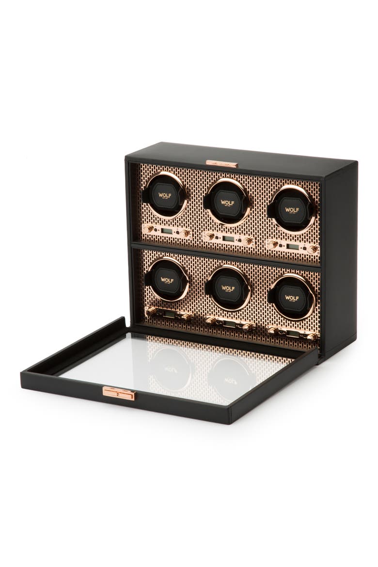 Axis 6 Piece Watch Winder, Alternate, color, COPPER