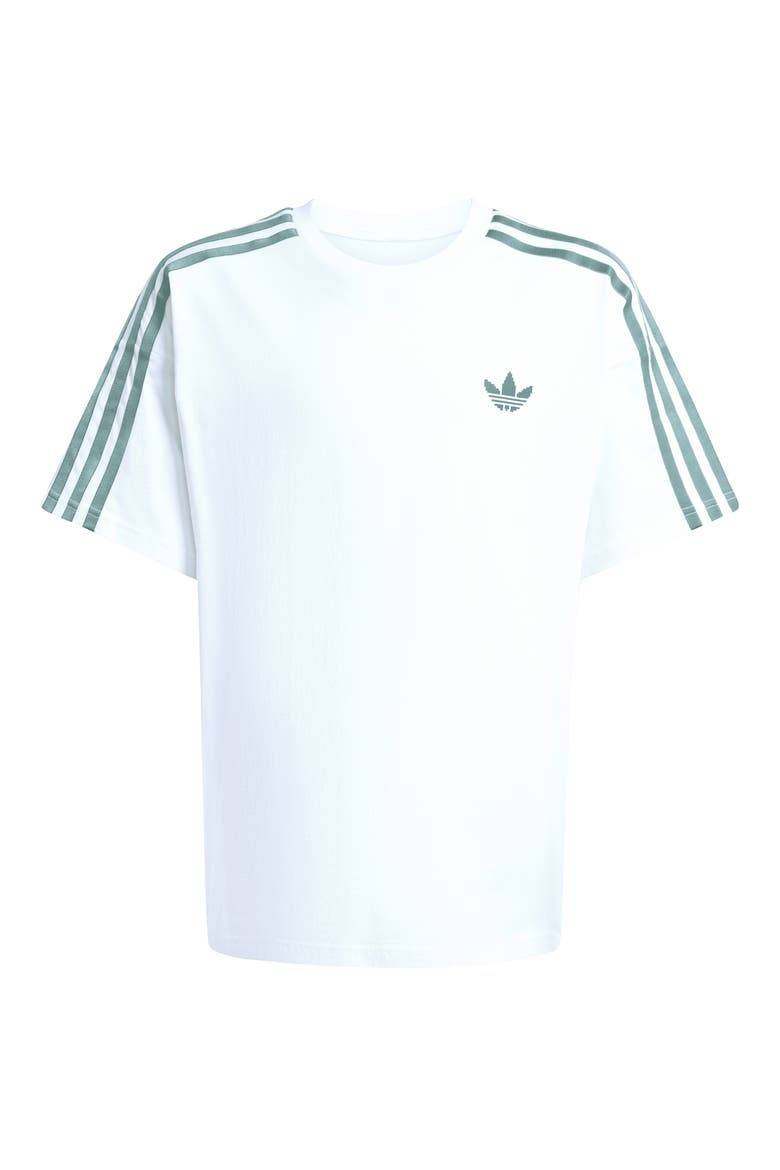 Kids' Minecraft 3-Stripes Graphic T-Shirt, Main, color, WHITE