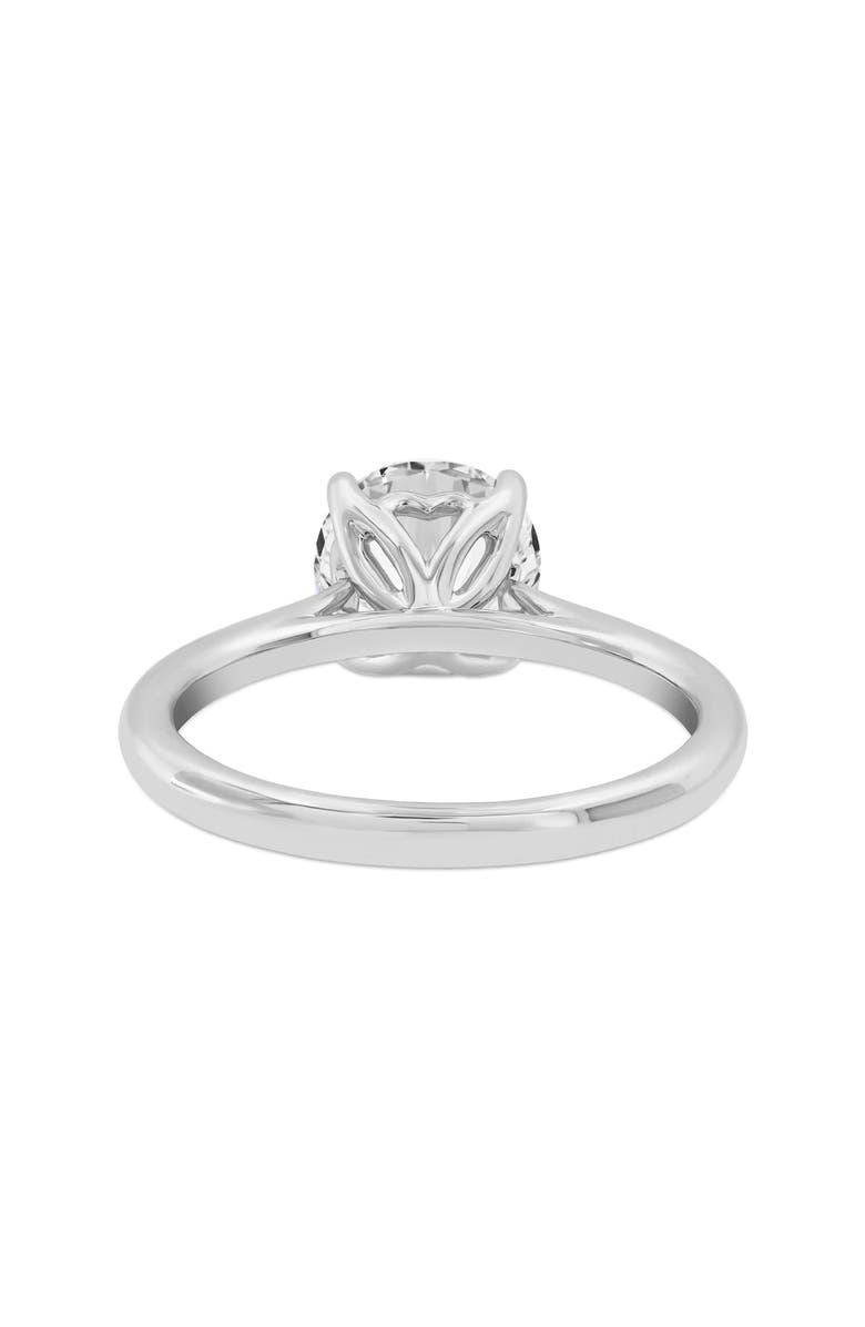 LuvMyJewelry Serena 14K White Gold Round Cut Lab Grown Diamond Cathedral Engagement Ring - 2 ctw, Alternate, color, 14K White Gold