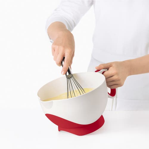 Cuisipro Deluxe Batter Bowl Mixing With Handle And Measurements In White