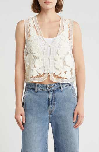 rag & bone Coralie Crochet Vest