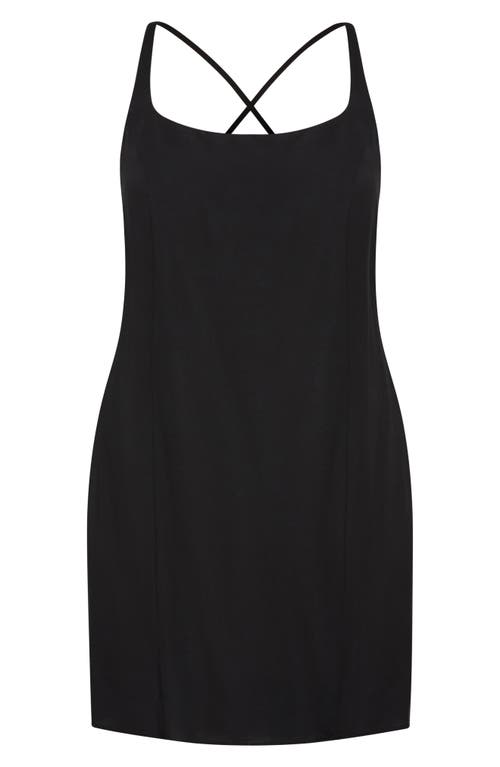 City Chic Caitlin Minidress In Black
