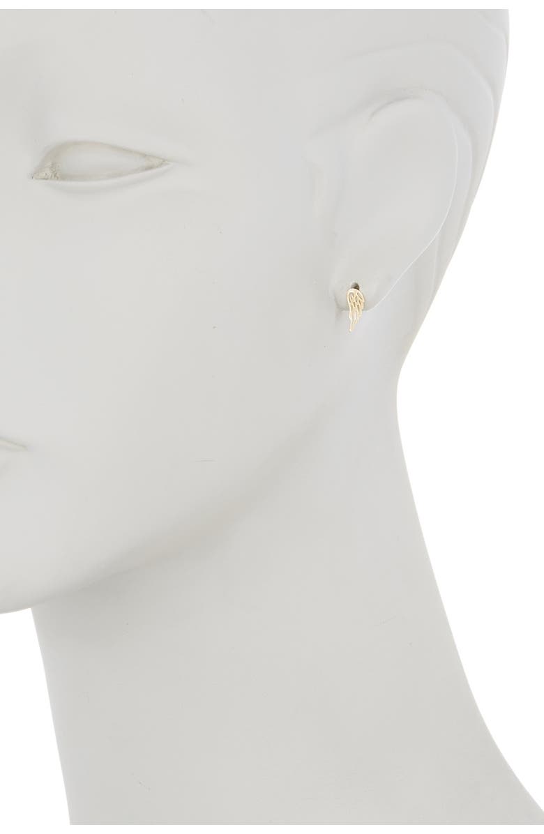 KARAT RUSH 14K Yellow Gold Wing Stud Earrings, Alternate, color, 