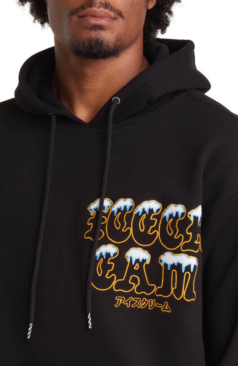 ICECREAM Embroidered Cotton Graphic Hoodie, Alternate, color, 