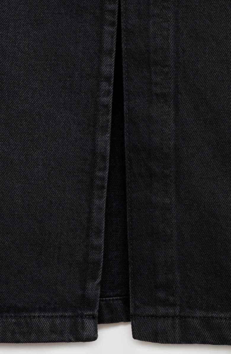 MANGO Denim Midi Skirt, Alternate, color,